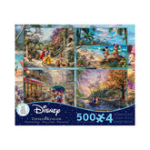 Ceaco 4in1 Multipack Puzzle #3 - Disney Thomas Kinkade-TCG Nerd